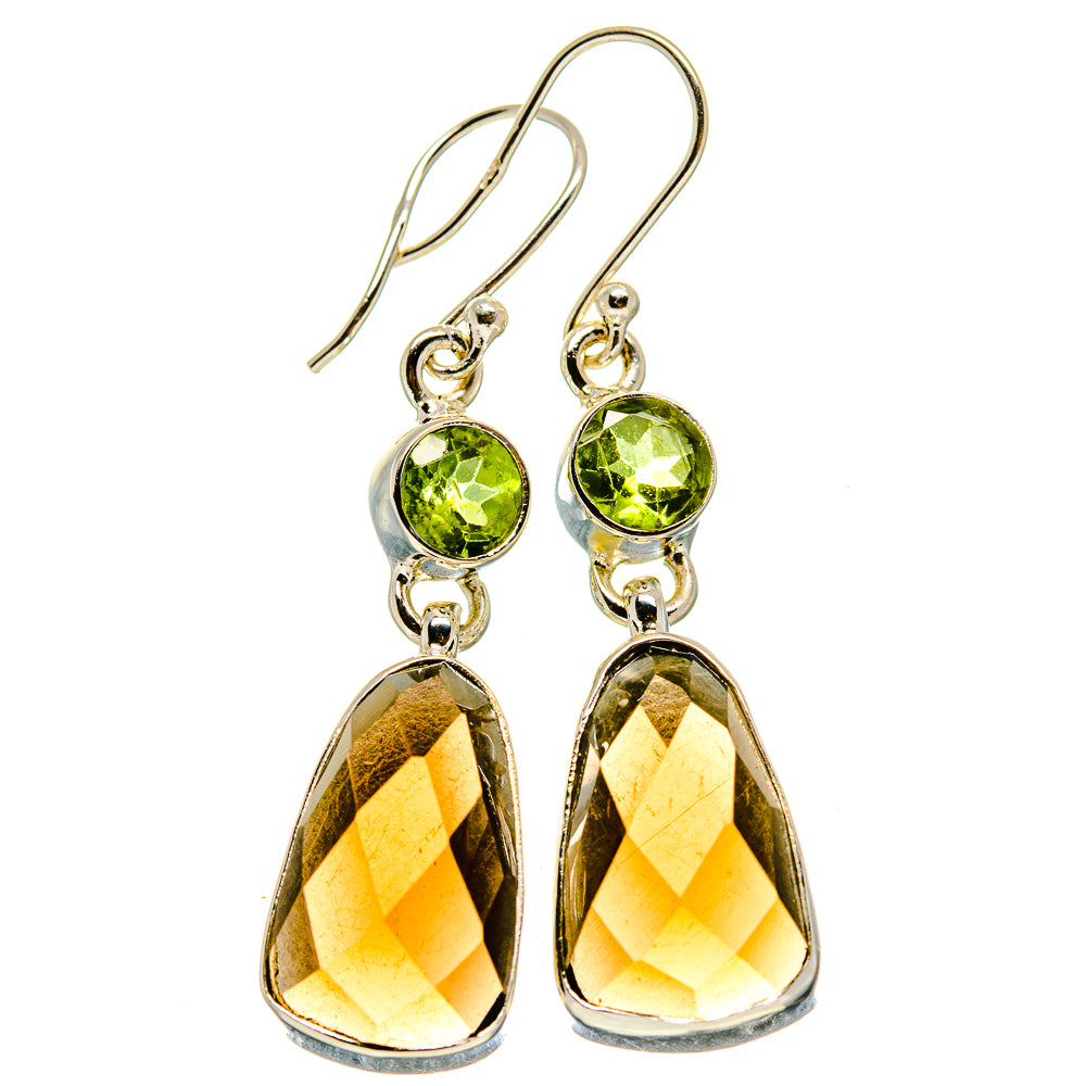 Smoky Quartz Earrings handcrafted by Anasilvercos - EARR415923