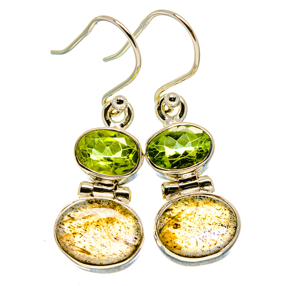 Labradorite Earrings handcrafted by Anasilvercos - EARR415932