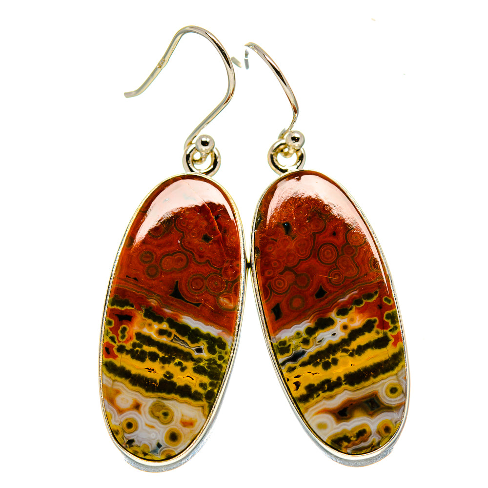 Ocean Jasper Earrings handcrafted by Anasilvercos - EARR415937