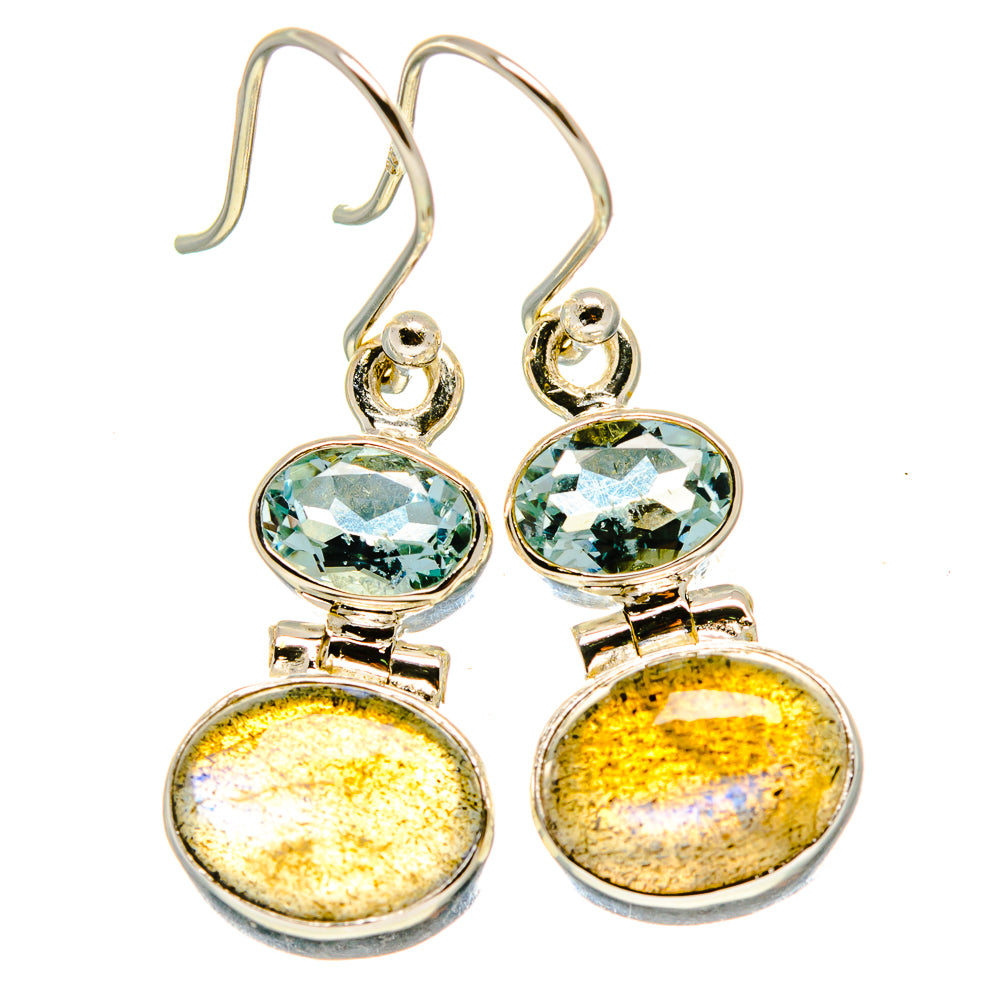 Labradorite Earrings handcrafted by Anasilvercos - EARR415938