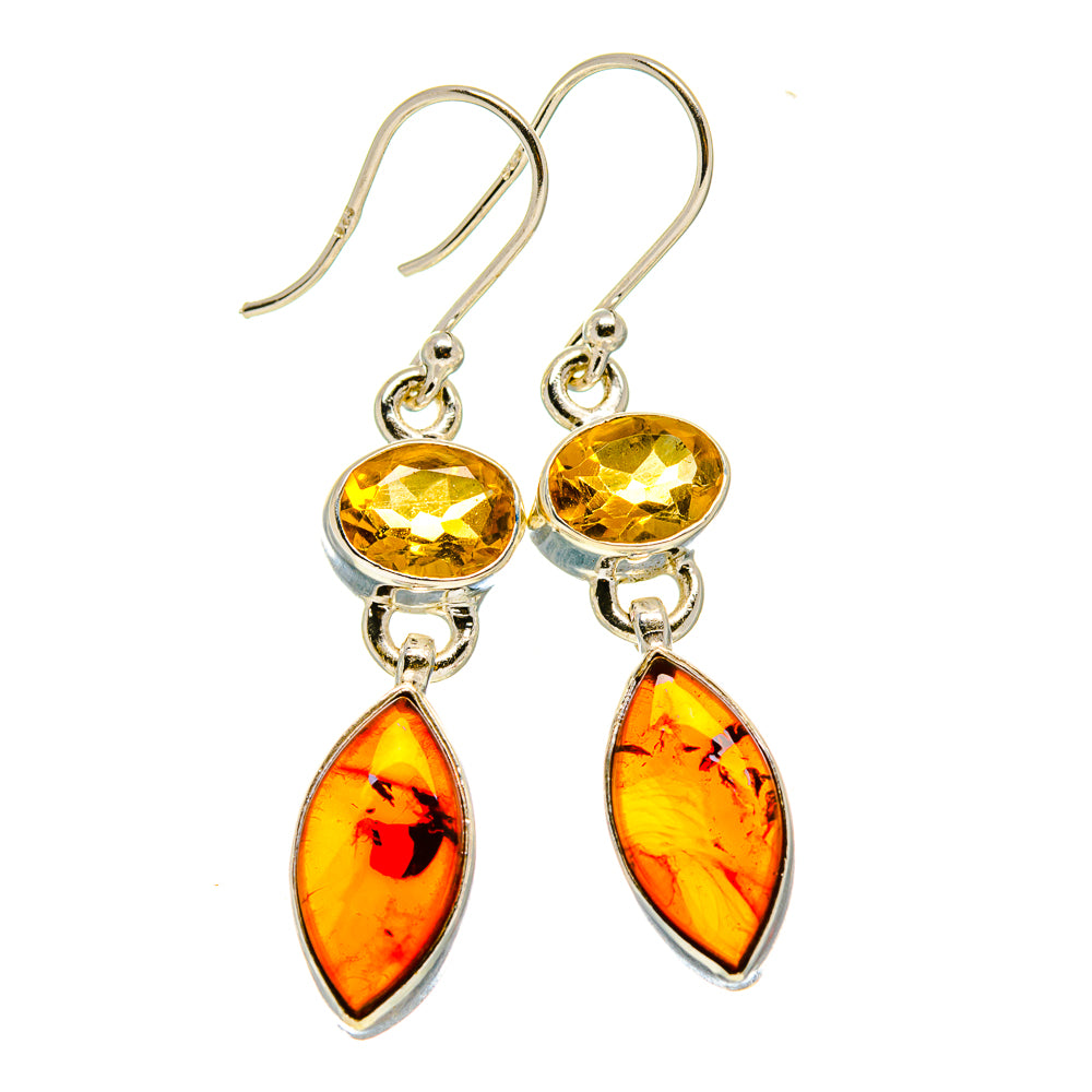 Baltic Amber Earrings handcrafted by Anasilvercos - EARR415952