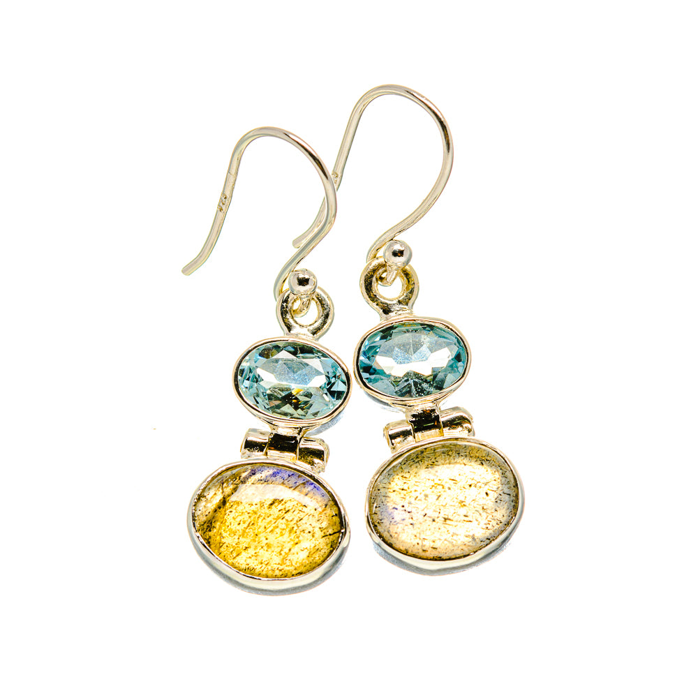 Labradorite Earrings handcrafted by Anasilvercos - EARR415962