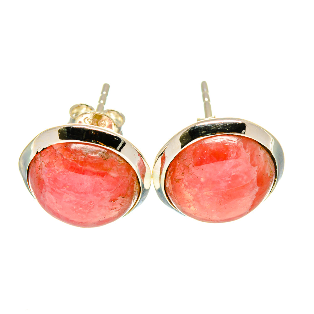 Rhodochrosite Earrings handcrafted by Anasilvercos - EARR415964