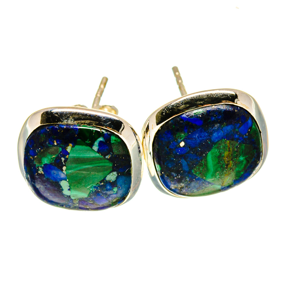 Azurite Earrings handcrafted by Anasilvercos - EARR415973