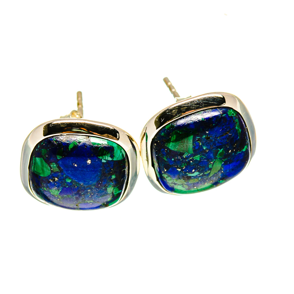 Azurite Earrings handcrafted by Anasilvercos - EARR415976