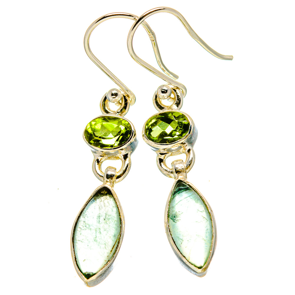 Prehnite Earrings handcrafted by Anasilvercos - EARR415988