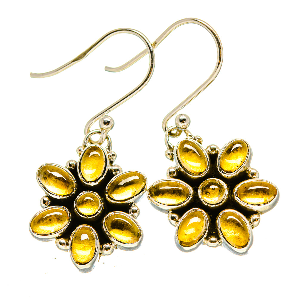 Citrine Earrings handcrafted by Anasilvercos - EARR415991