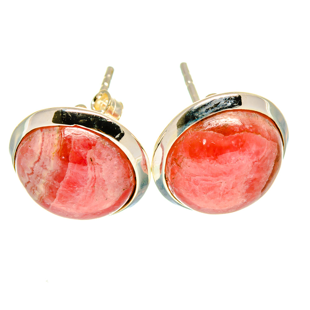 Rhodochrosite Earrings handcrafted by Anasilvercos - EARR416034