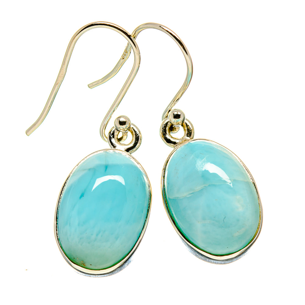 Larimar Earrings handcrafted by Anasilvercos - EARR416043