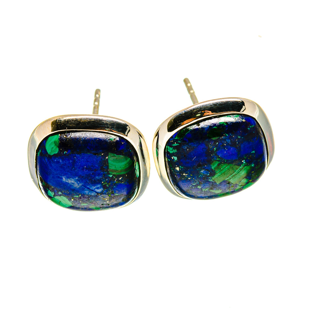 Azurite Earrings handcrafted by Anasilvercos - EARR416046