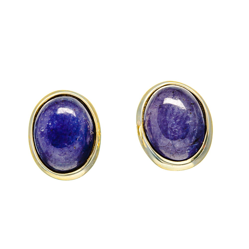 Tanzanite Earrings handcrafted by Anasilvercos - EARR416049