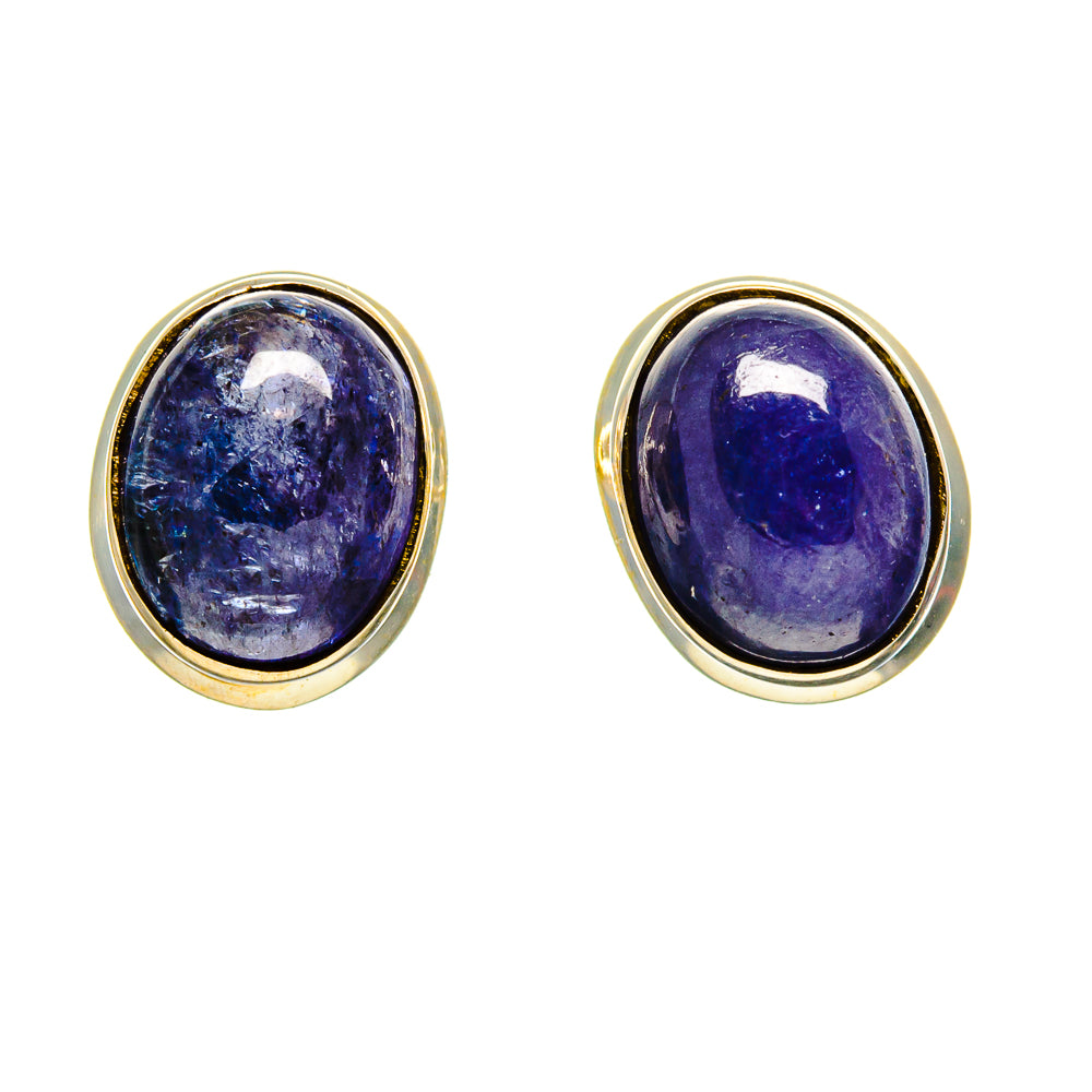 Tanzanite Earrings handcrafted by Anasilvercos - EARR416053