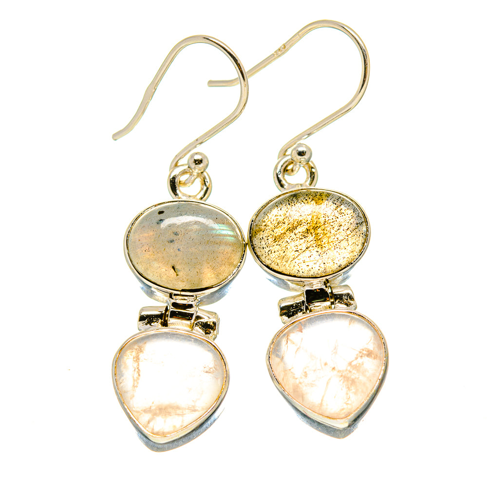 Labradorite Earrings handcrafted by Anasilvercos - EARR416079