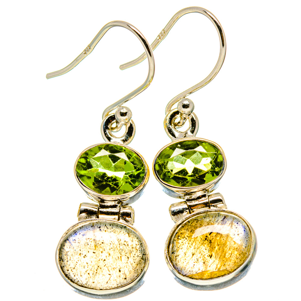 Labradorite Earrings handcrafted by Anasilvercos - EARR416082