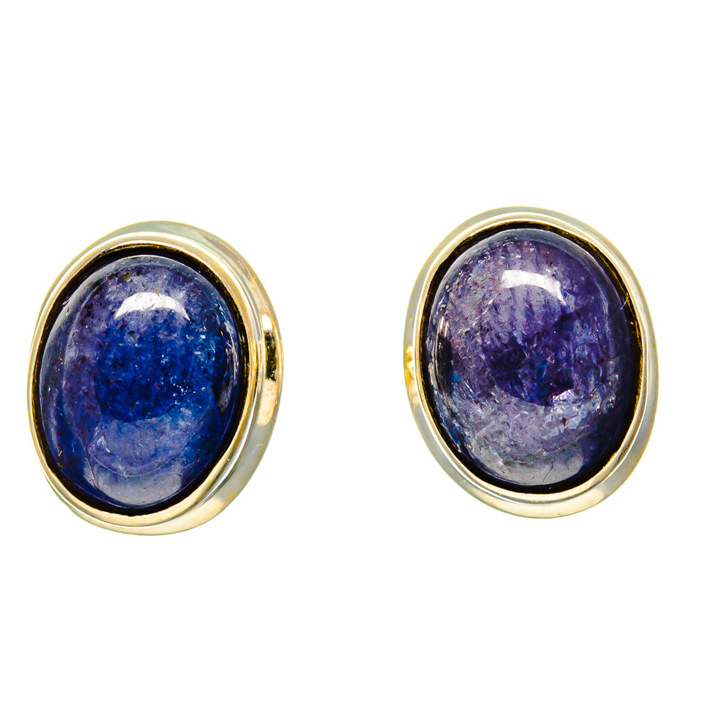 Tanzanite Earrings handcrafted by Anasilvercos - EARR416131