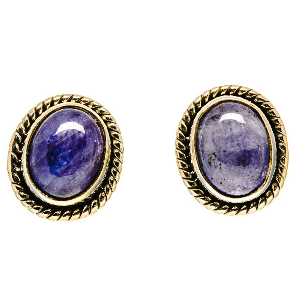 Tanzanite Earrings handcrafted by Anasilvercos - EARR416134