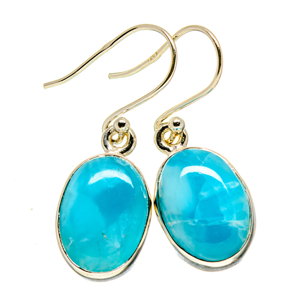 Larimar Earrings handcrafted by Anasilvercos - EARR416142