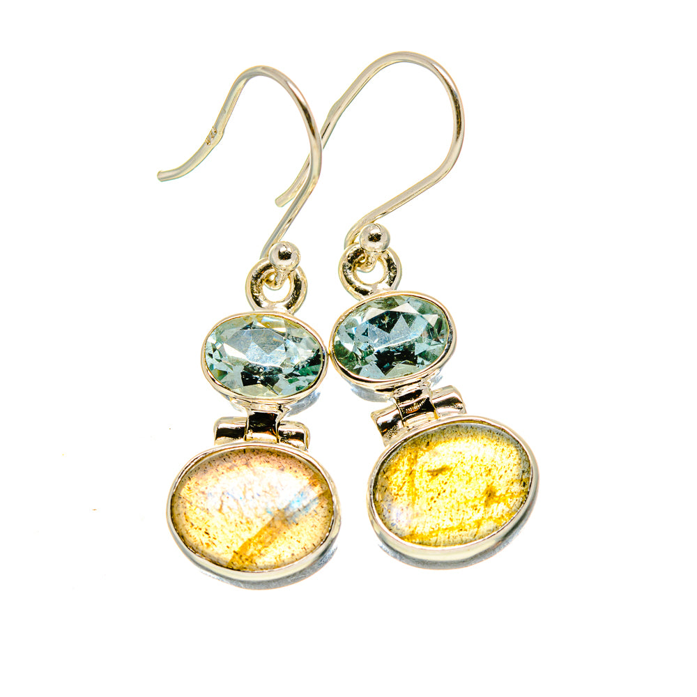 Labradorite Earrings handcrafted by Anasilvercos - EARR416144