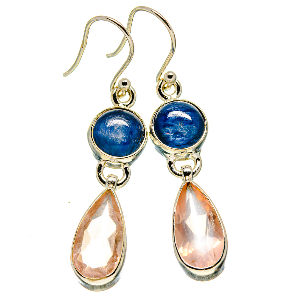 Rose Quartz Earrings handcrafted by Anasilvercos - EARR416170