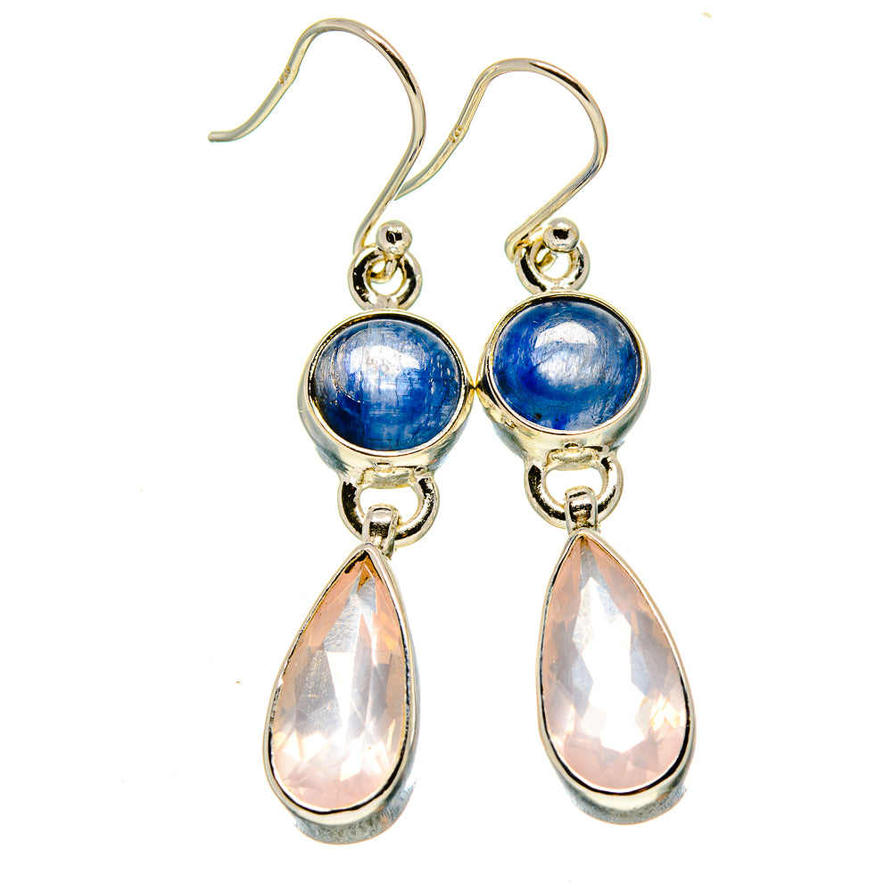 Rose Quartz Earrings handcrafted by Anasilvercos - EARR416188