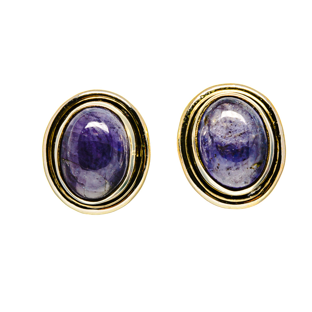 Tanzanite Earrings handcrafted by Anasilvercos - EARR416209
