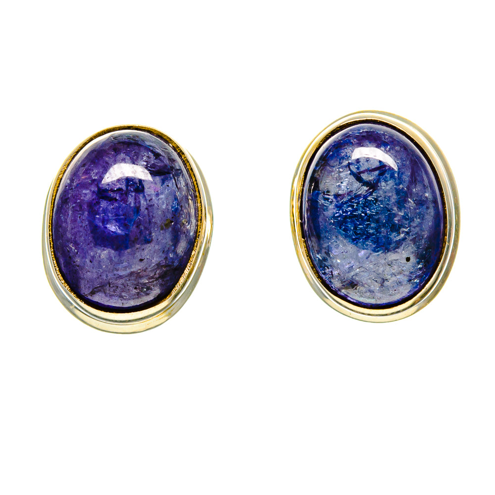 Tanzanite Earrings handcrafted by Anasilvercos - EARR416215
