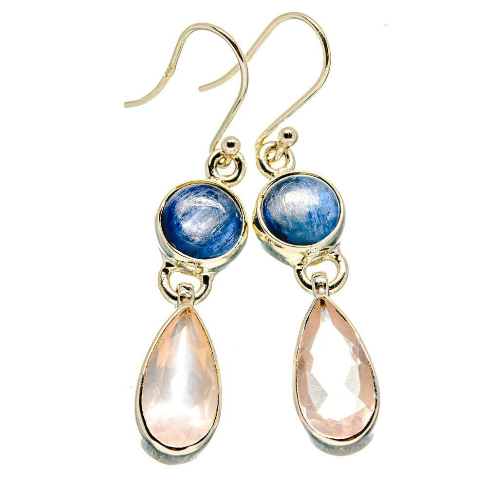 Rose Quartz Earrings handcrafted by Anasilvercos - EARR416230