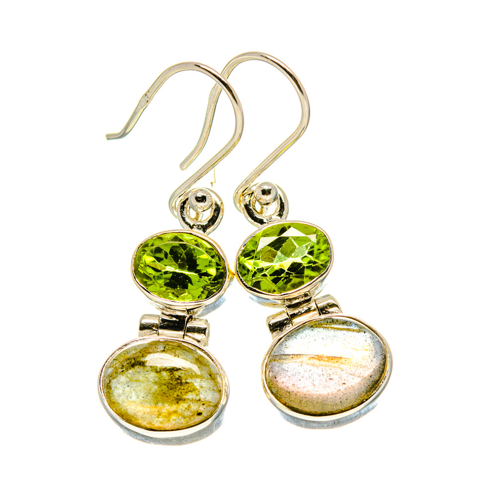Labradorite Earrings handcrafted by Anasilvercos - EARR416234