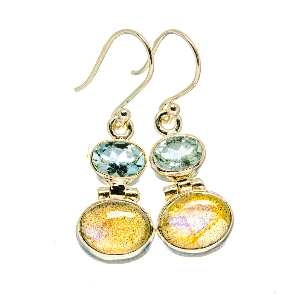 Labradorite Earrings handcrafted by Anasilvercos - EARR416236