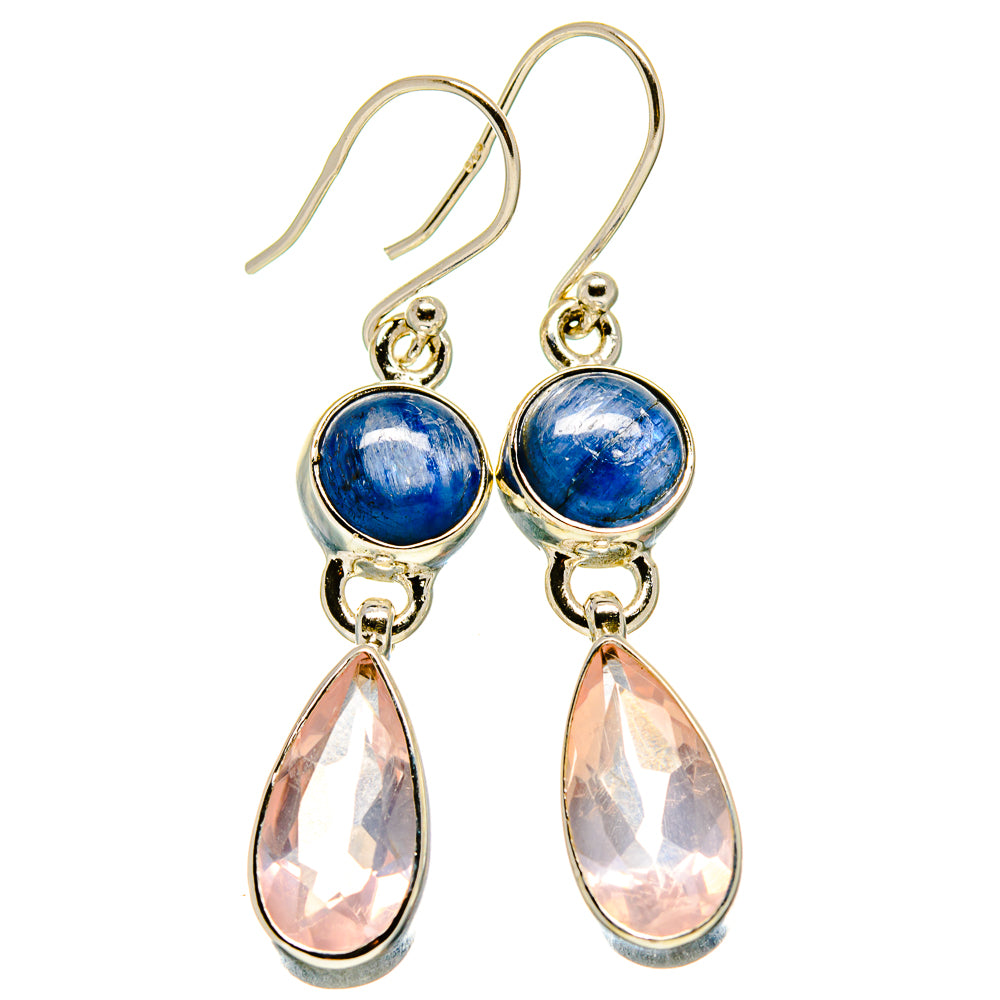 Rose Quartz Earrings handcrafted by Anasilvercos - EARR416238