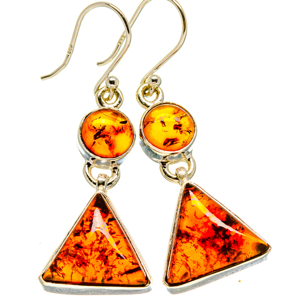 Baltic Amber Earrings handcrafted by Anasilvercos - EARR416262