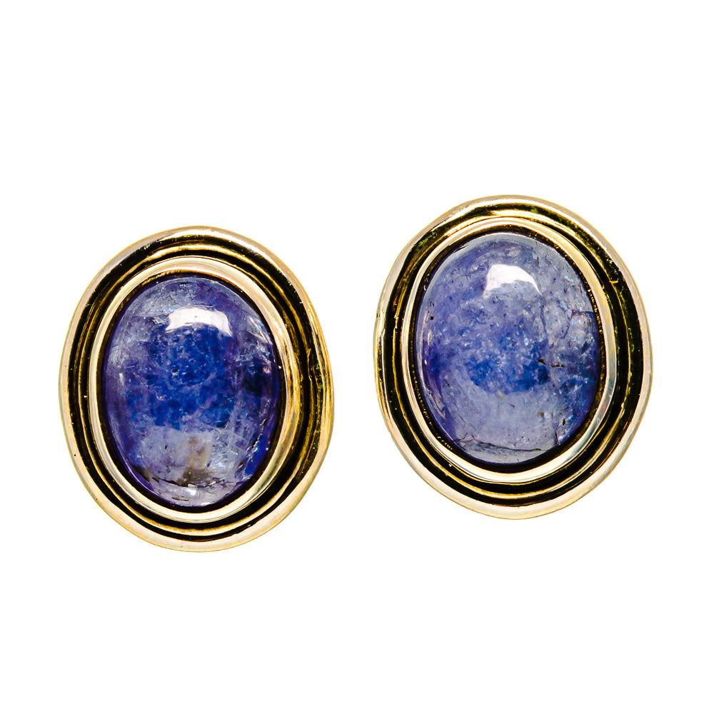 Tanzanite Earrings handcrafted by Anasilvercos - EARR416273
