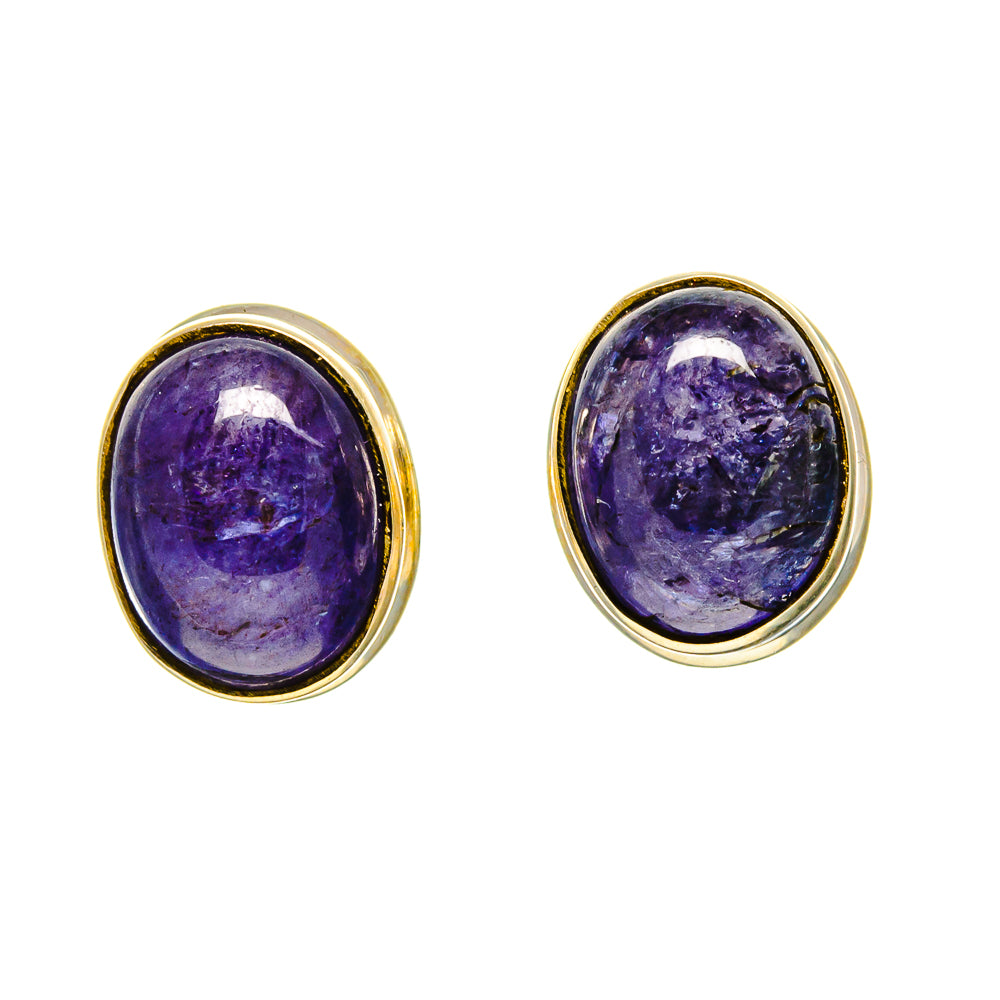 Tanzanite Earrings handcrafted by Anasilvercos - EARR416291