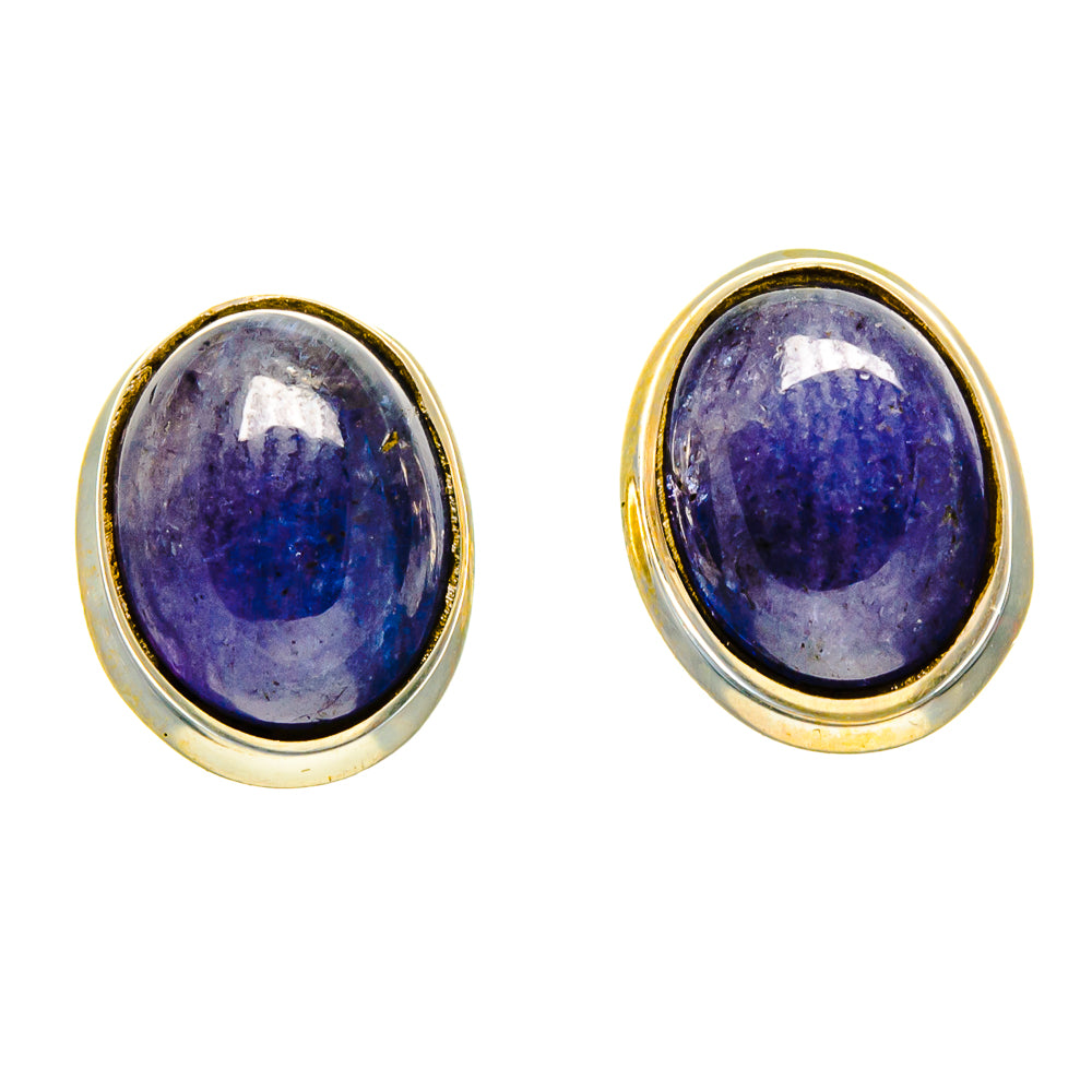 Tanzanite Earrings handcrafted by Anasilvercos - EARR416298