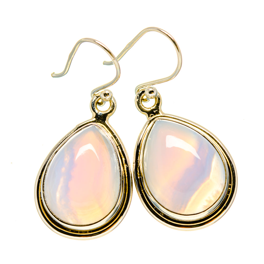 Blue Lace Agate Earrings handcrafted by Anasilvercos - EARR416340