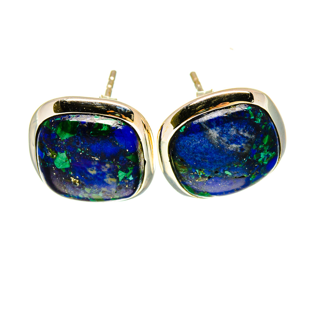 Azurite Earrings handcrafted by Anasilvercos - EARR416351