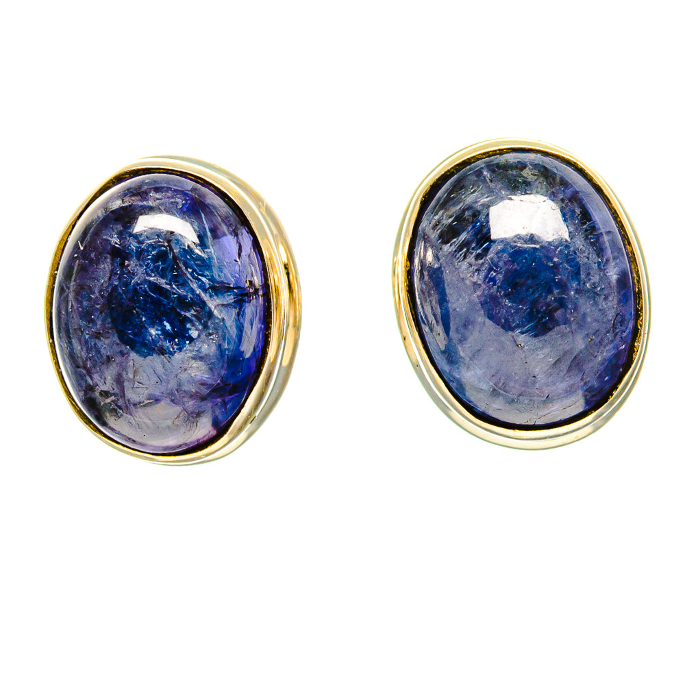 Tanzanite Earrings handcrafted by Anasilvercos - EARR416354