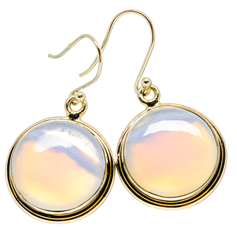 Blue Lace Agate Earrings handcrafted by Anasilvercos - EARR416365