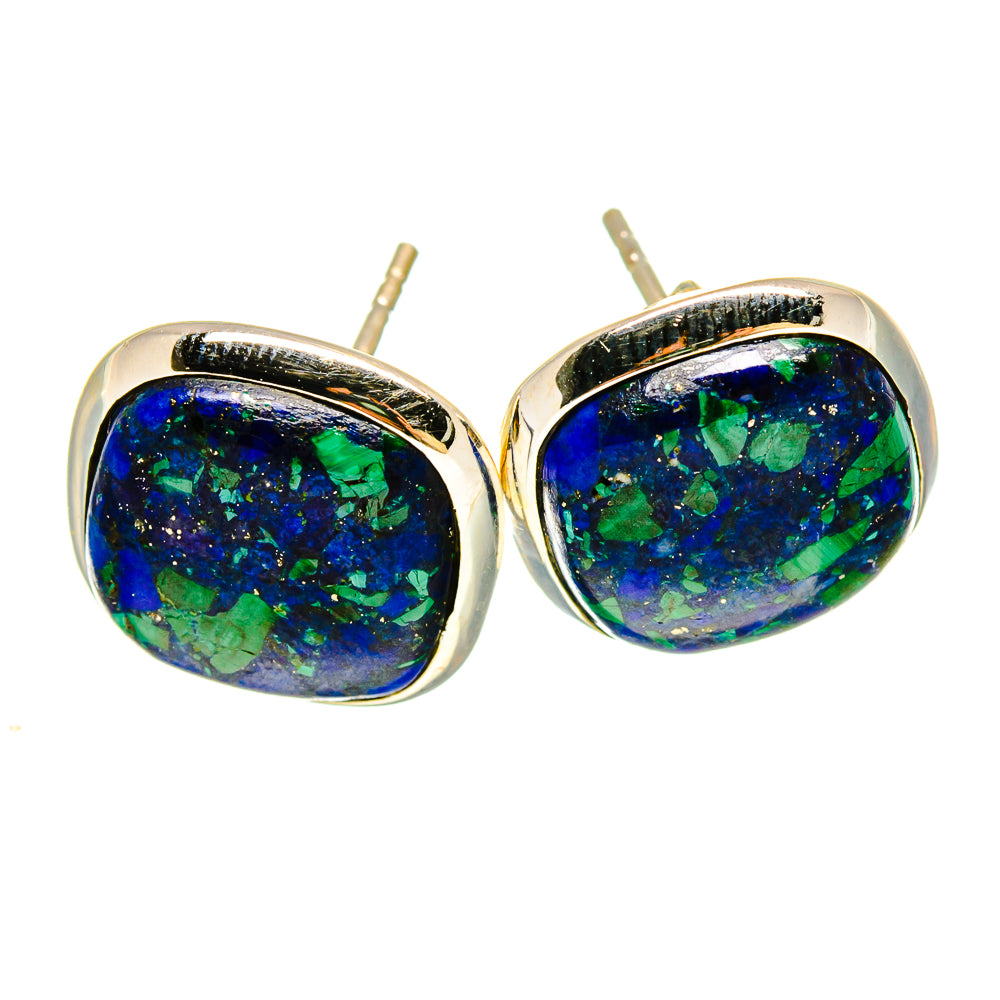 Azurite Earrings handcrafted by Anasilvercos - EARR416377