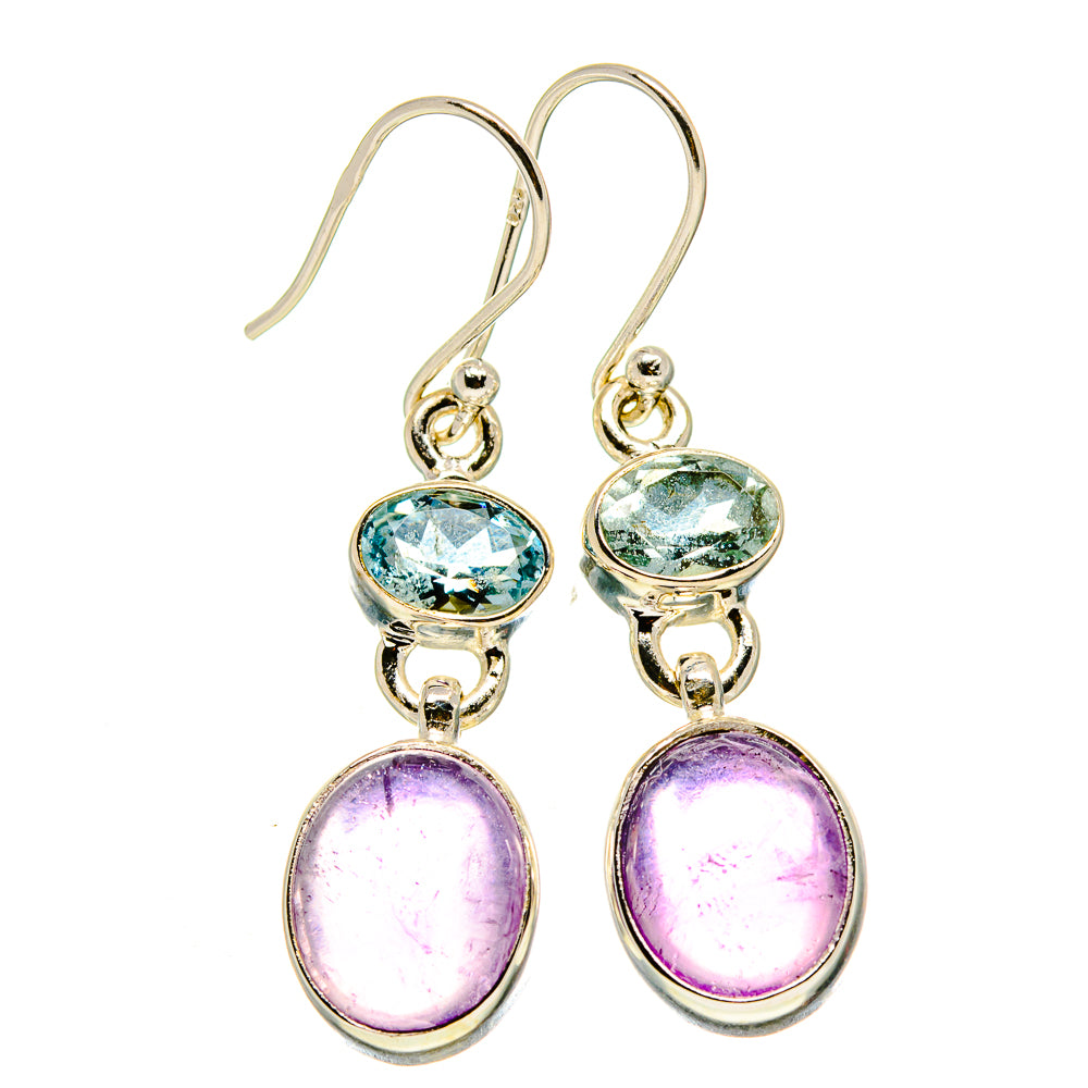 Amethyst Earrings handcrafted by Anasilvercos - EARR416413