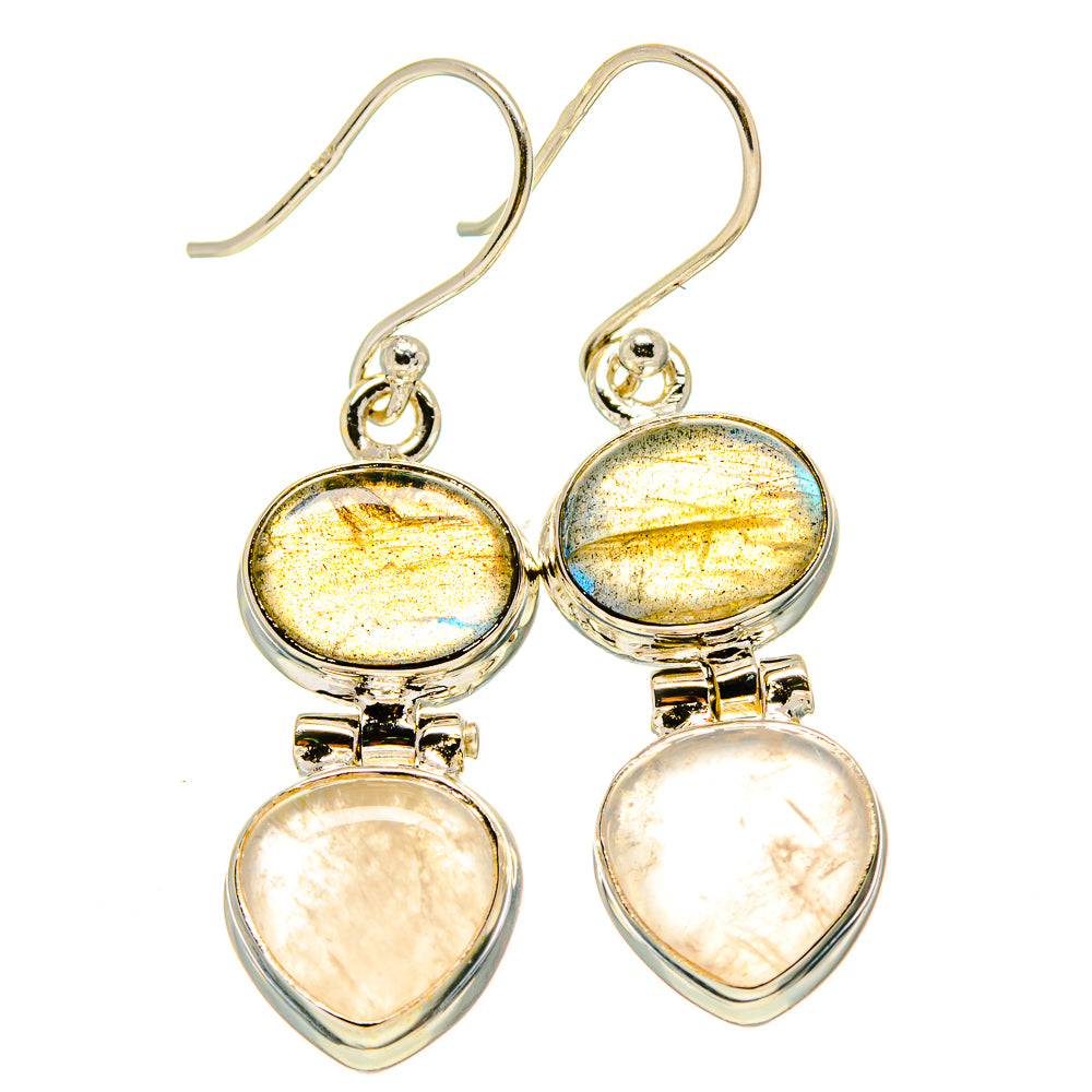 Labradorite Earrings handcrafted by Anasilvercos - EARR416414