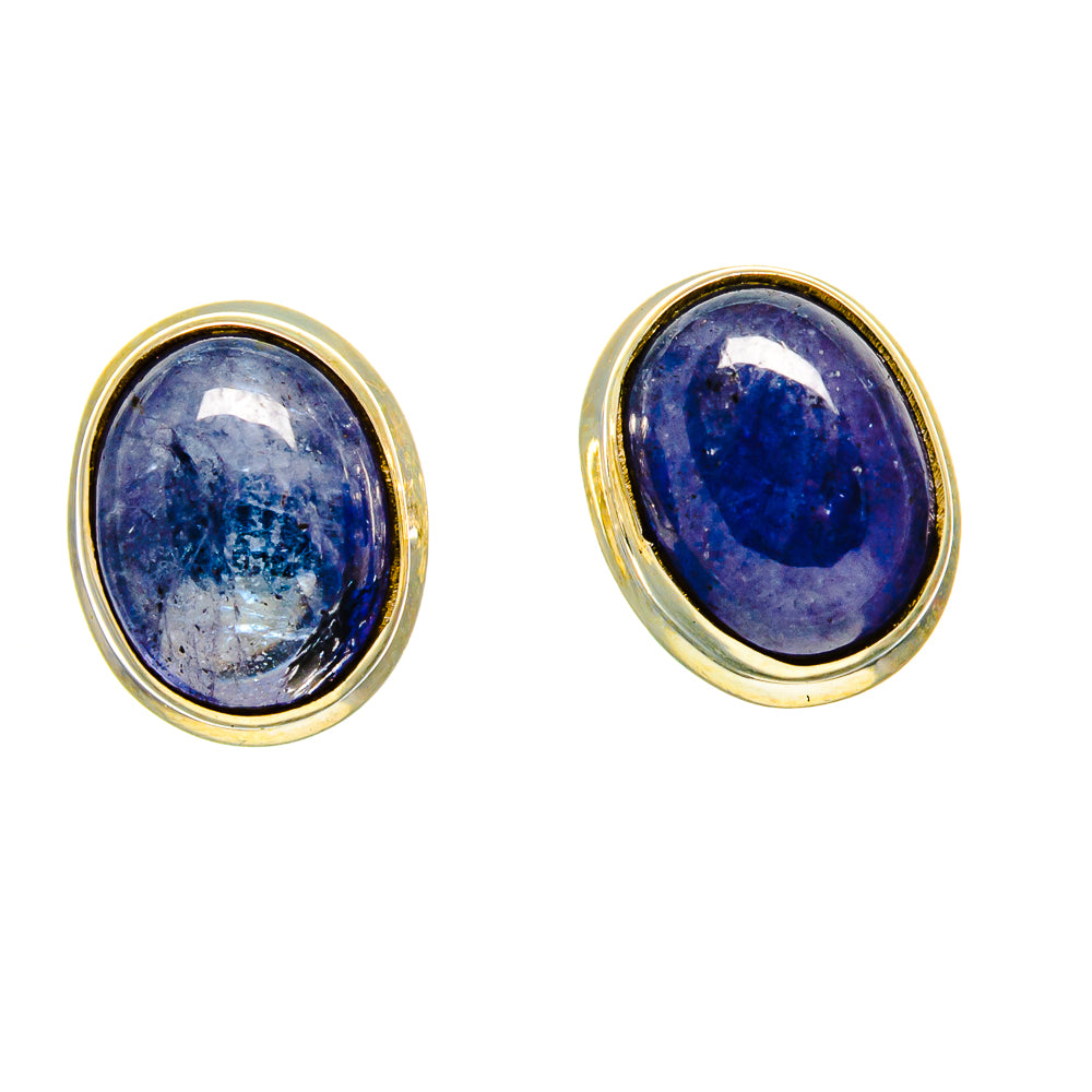 Tanzanite Earrings handcrafted by Anasilvercos - EARR416430