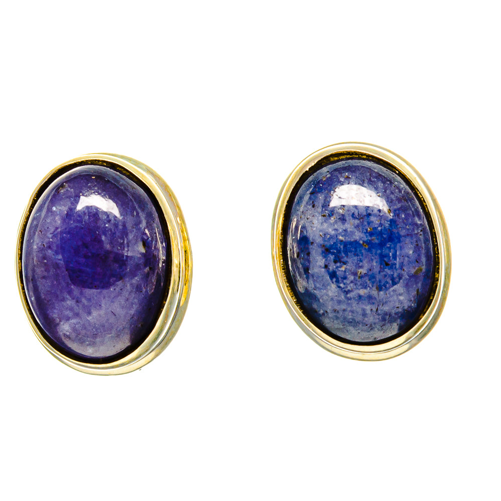 Tanzanite Earrings handcrafted by Anasilvercos - EARR416432