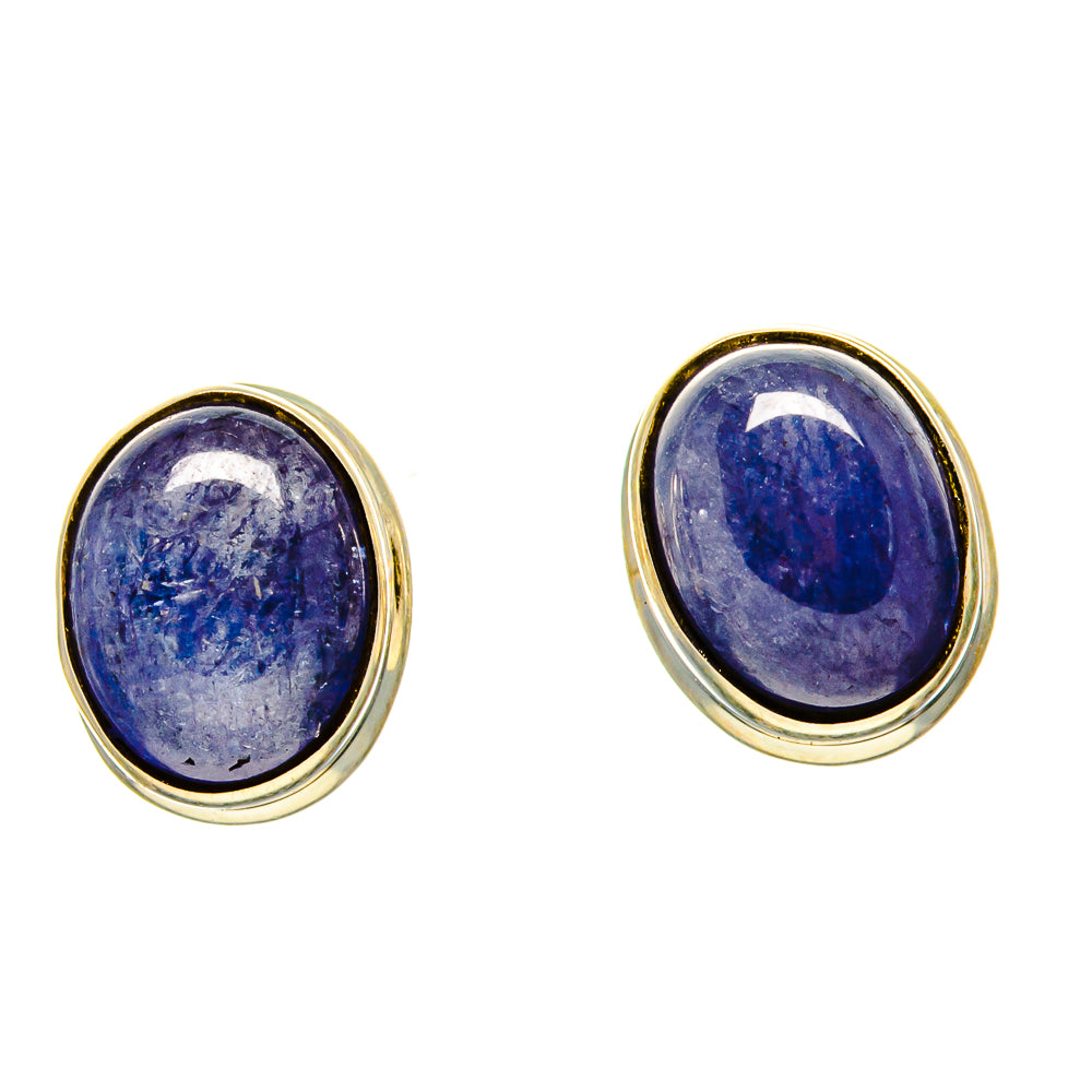 Tanzanite Earrings handcrafted by Anasilvercos - EARR416433