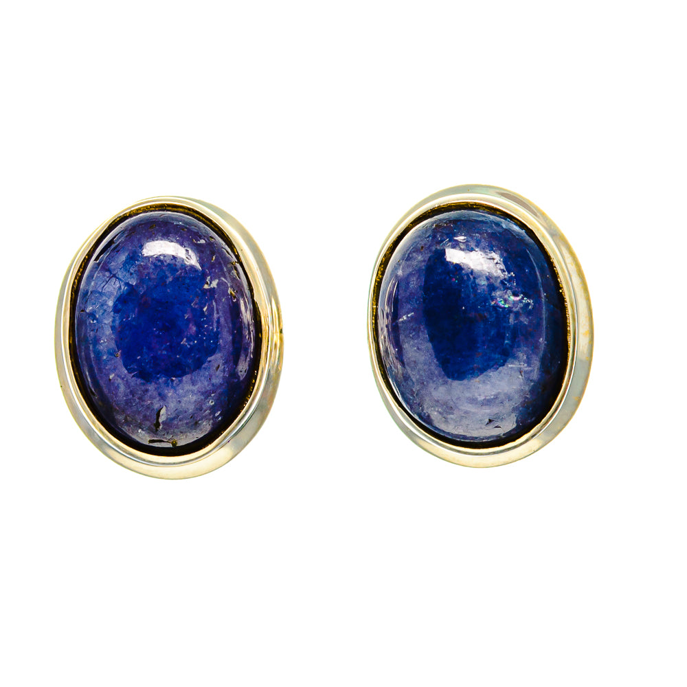 Tanzanite Earrings handcrafted by Anasilvercos - EARR416438