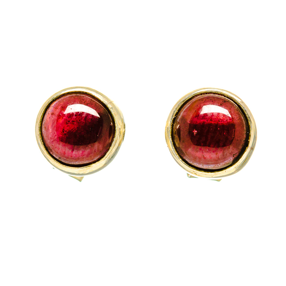 Garnet Earrings handcrafted by Anasilvercos - EARR416447