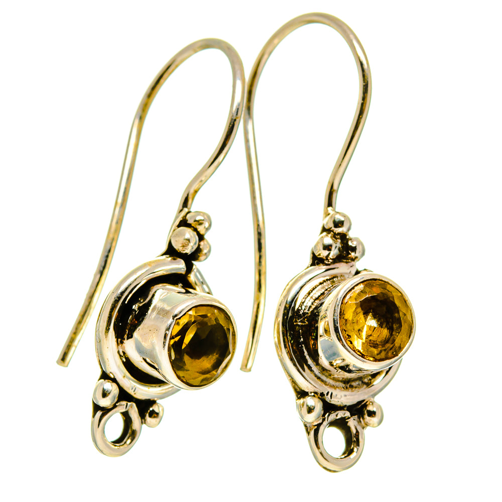 Citrine Earrings handcrafted by Anasilvercos - EARR416461