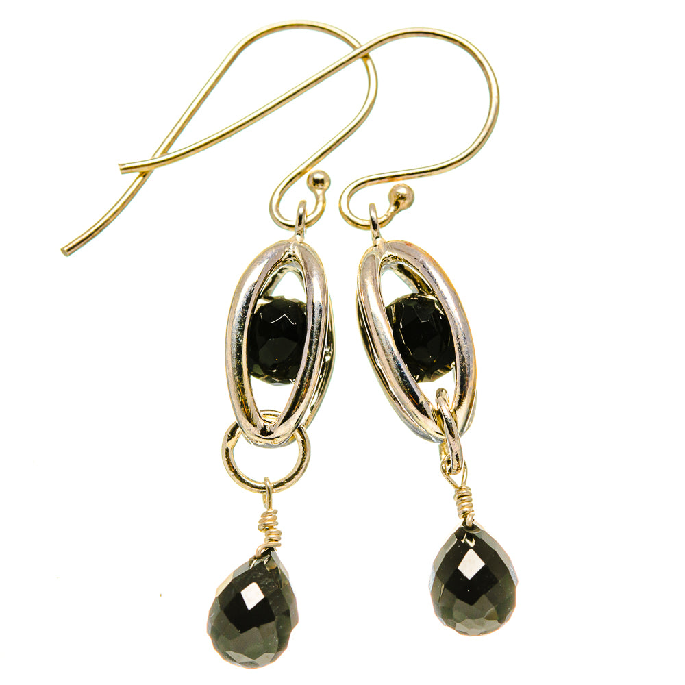 Black Onyx Earrings handcrafted by Anasilvercos - EARR416469