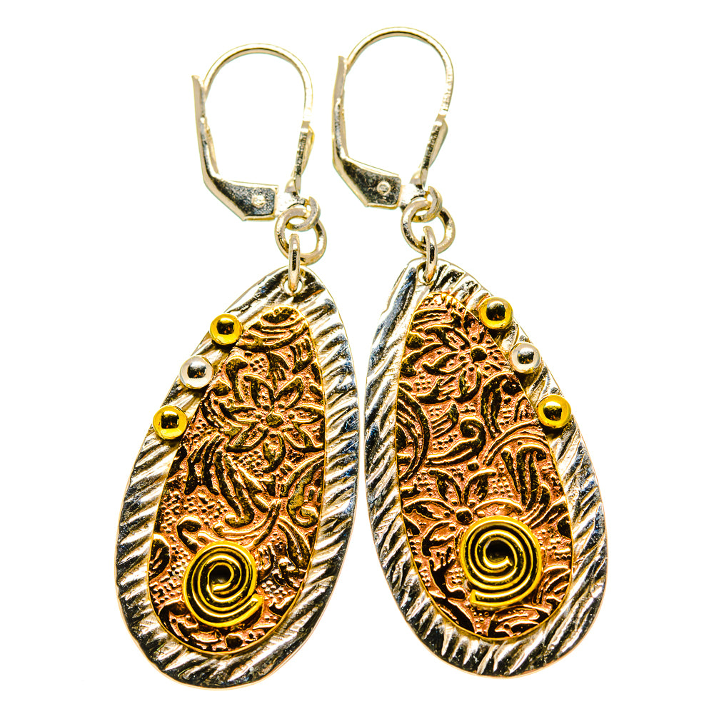 Copper Earrings handcrafted by Anasilvercos - EARR416486