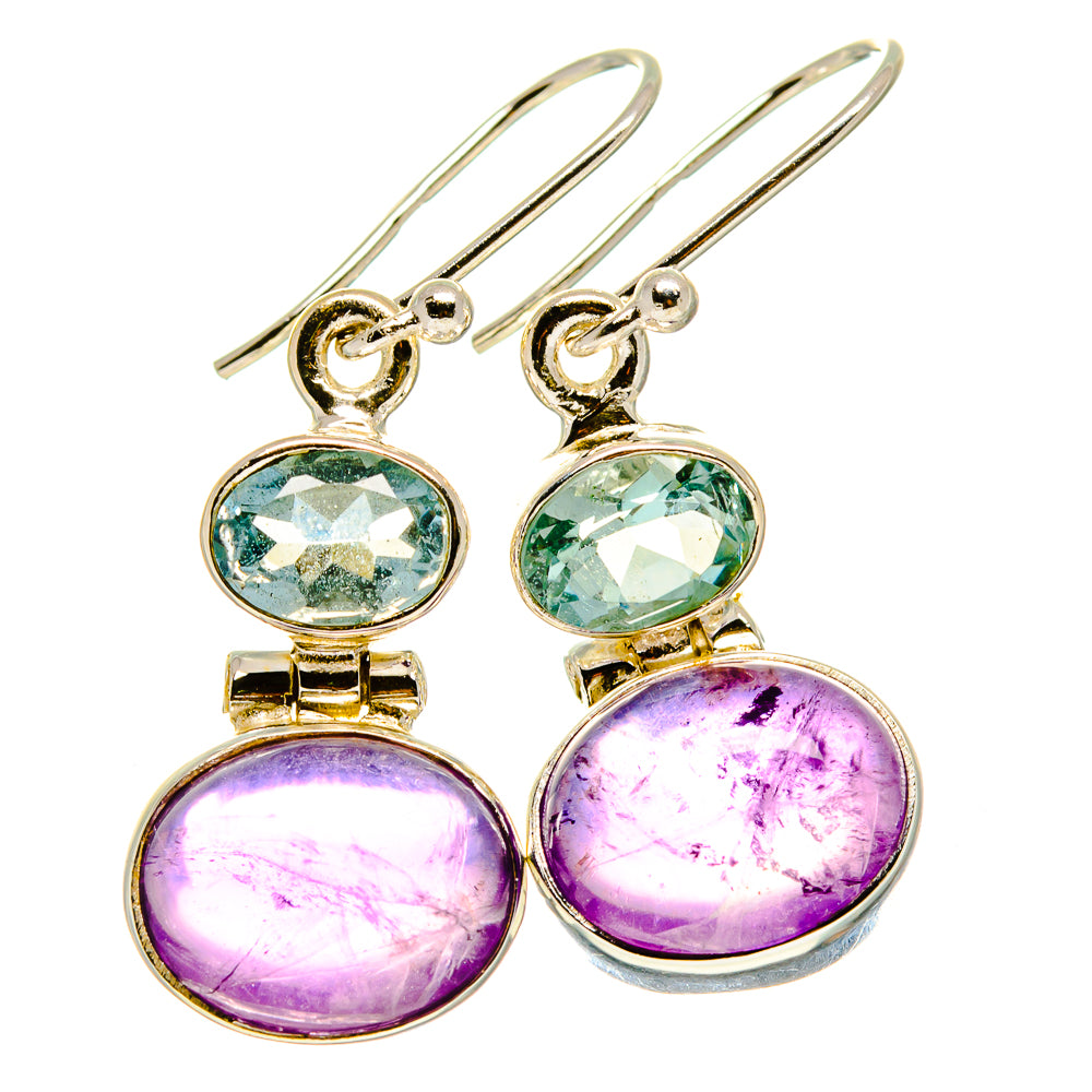Amethyst Earrings handcrafted by Anasilvercos - EARR416517